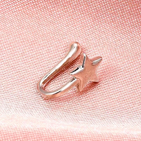 🔵𝟲𝟱%𝗢𝗙𝗙 𝗯𝘂𝗻𝗱𝗹𝗲𝘀 𝟯+🔵 NEW Star Simple Fake Nose Ring - Picture 4 of 9